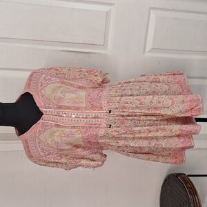 Spell & the Gypsy Poinciana Playsuit Romper in Cotton Candy Sz M